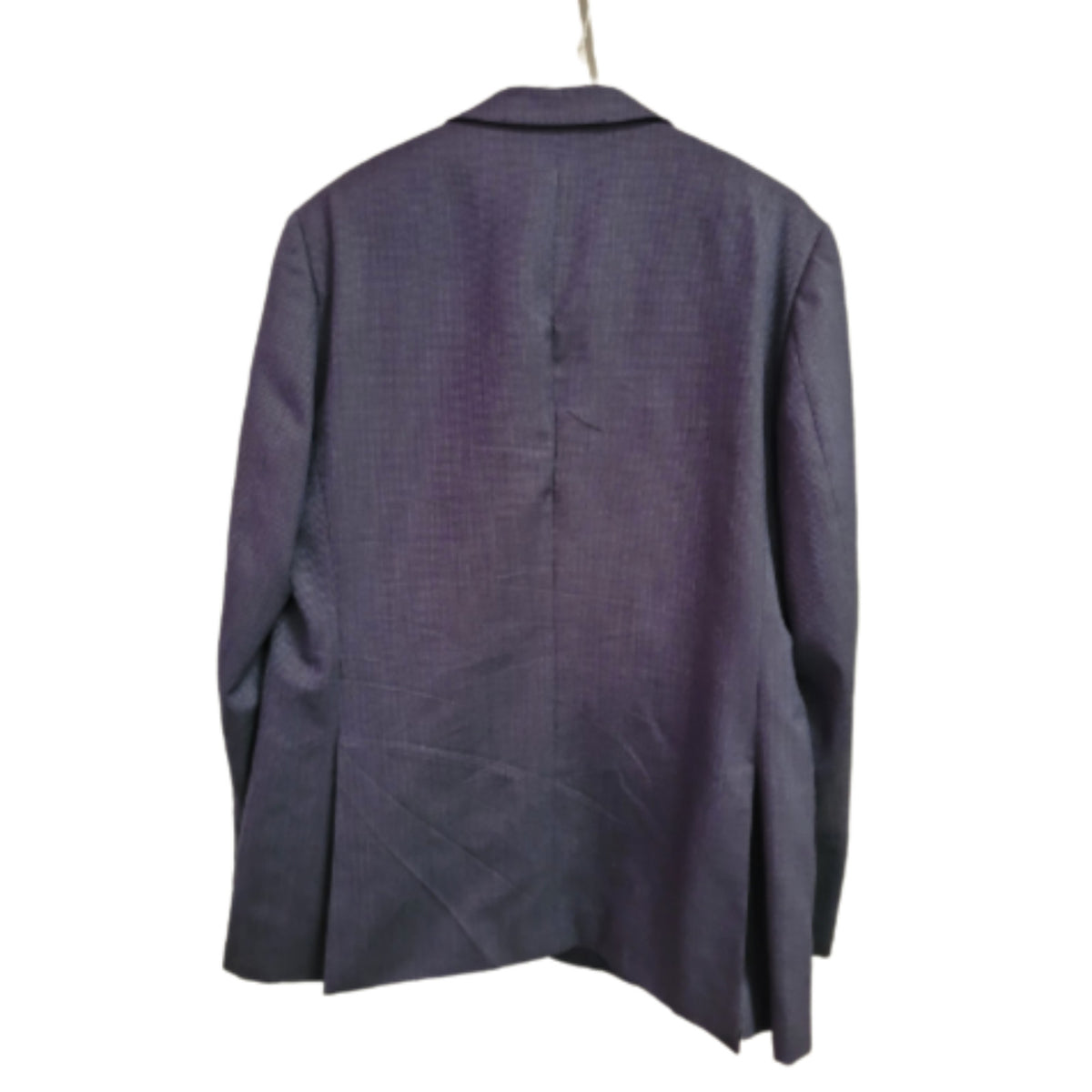 Charles Tyrwhitt Men's Suit Jacket Size 44R Blue Check Single Breasted Pre-Owned