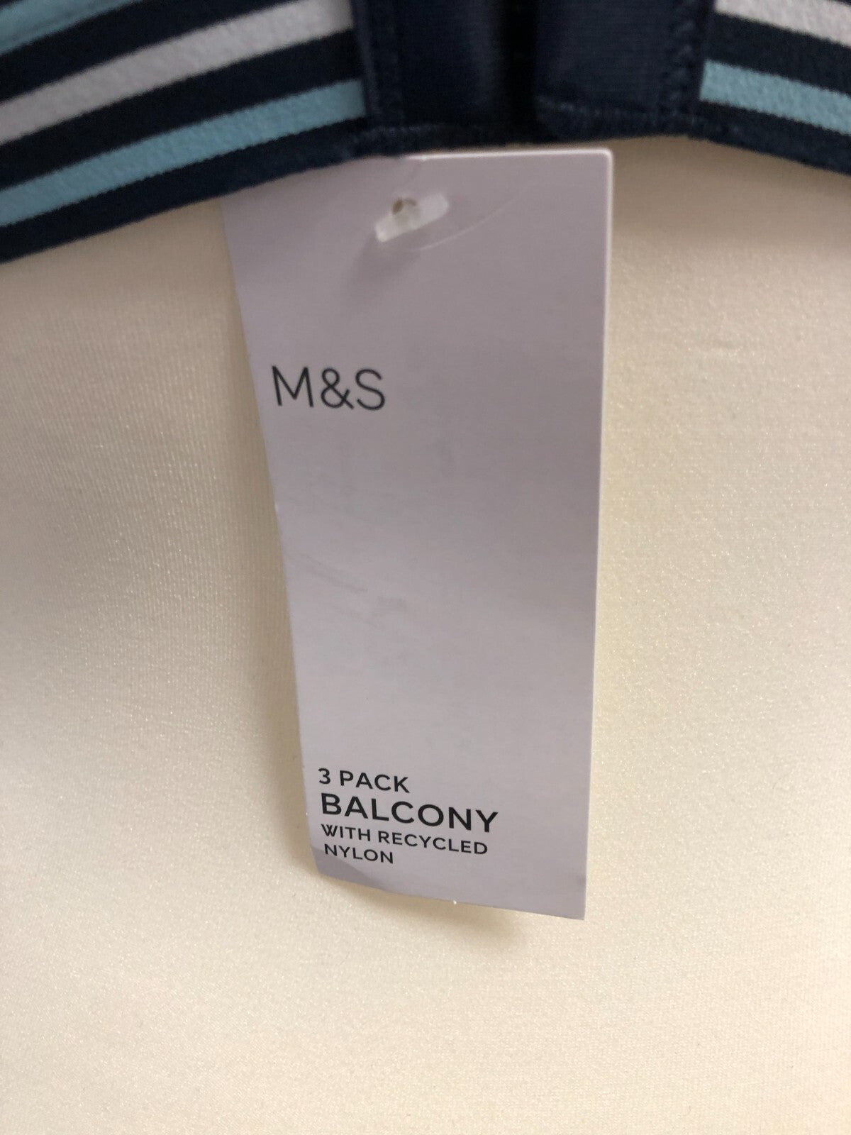 M&amp;S Navy Underwired 36B Bra Brand New With Tag