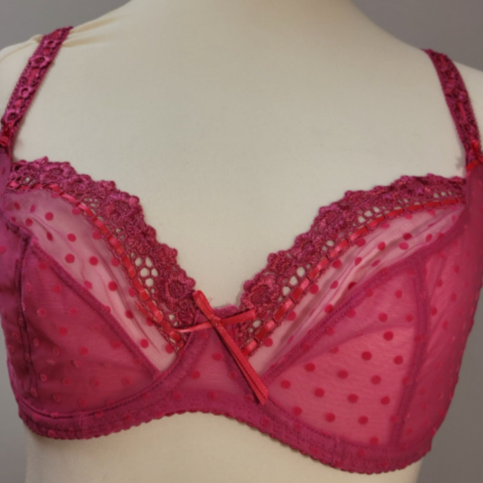 Curvy Kate Pink 32DD Princess Plunge Bra Princess BNWT