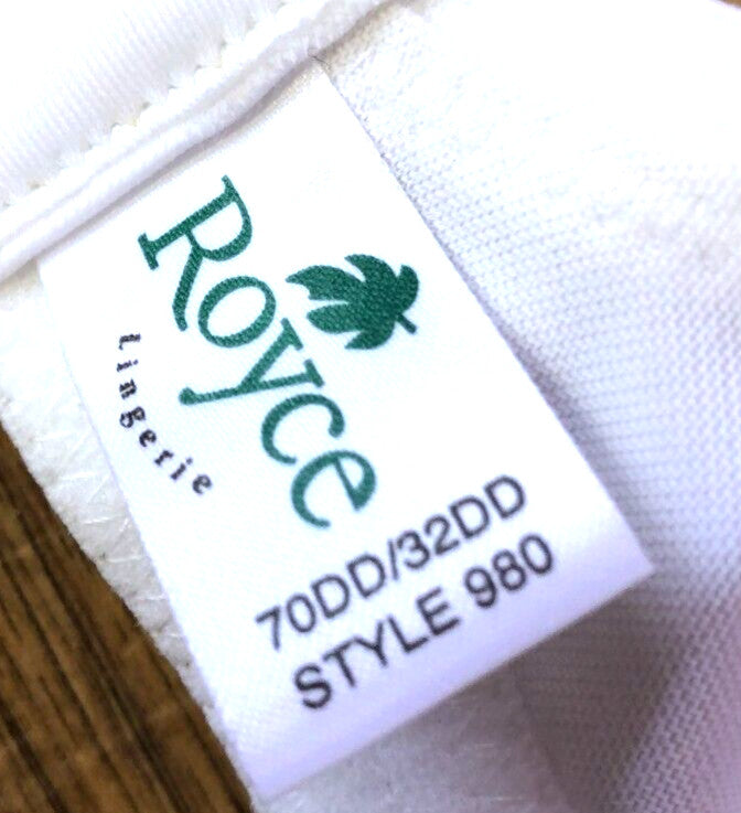 Royce Nursing Bra White 32C Drop Down Cups Lottie 980 New with Tags