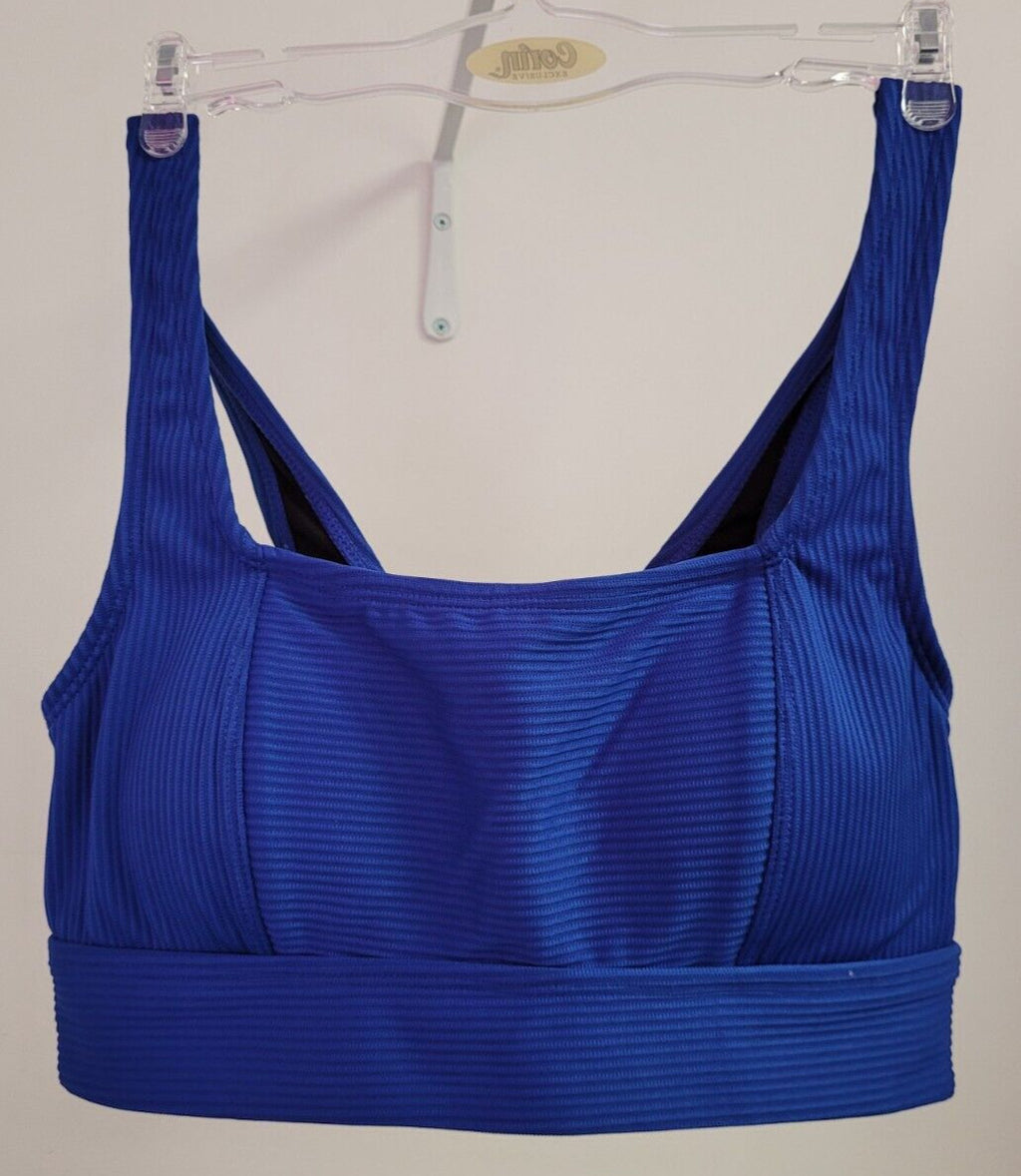 Bikini Top UK8 Cobalt Blue Active People Pacer  Non-Wired Padded New with Tags