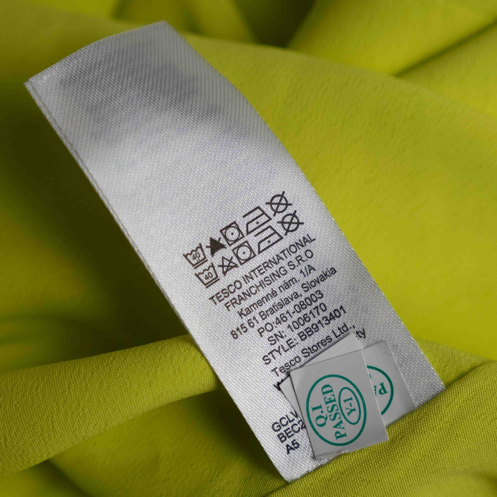 F&amp;F Yellow Cross Strap Size 16 Vest Top New With Tag RRP £8.00