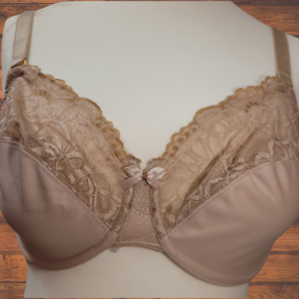 Glamorise Bra 34D Nude Multiway Cup BNWT