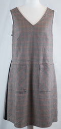 George At Asda Checkered Sleeveless Dress Size 10 Pre-Owned