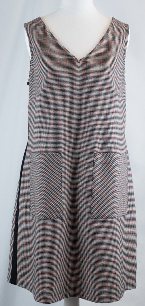 George At Asda Checkered Sleeveless Dress Size 10 Pre-Owned