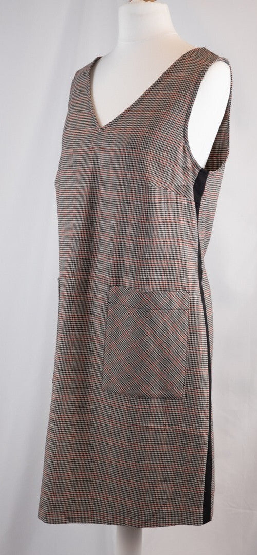 George At Asda Checkered Sleeveless Dress Size 10 Pre-Owned
