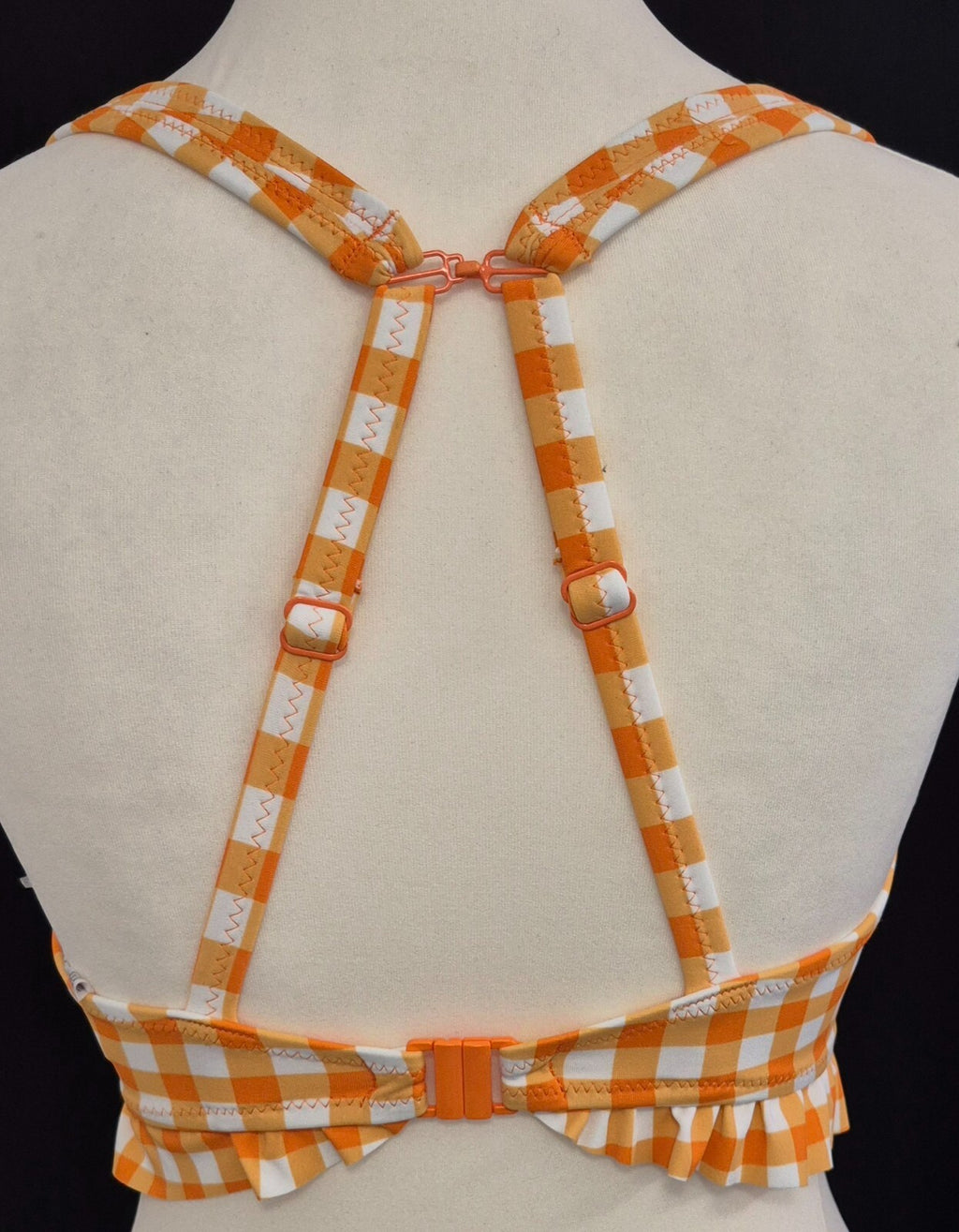 Freya Bikini Top Orange/White 30F NWT