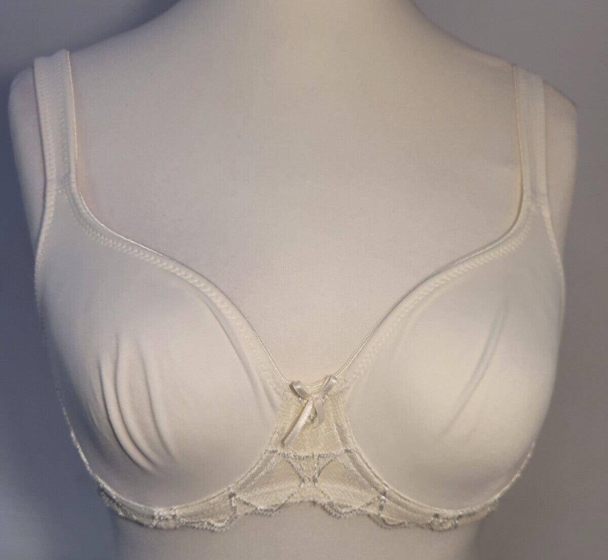 Rosa Faia Bra 32B Champagne Full Cup Underwired Non Padded Twin Romance BNWT