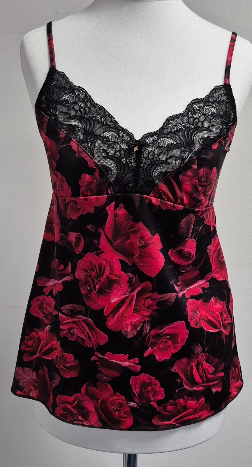 Fantasie 'Lucia' Chemise XS Red &amp; Black NWT