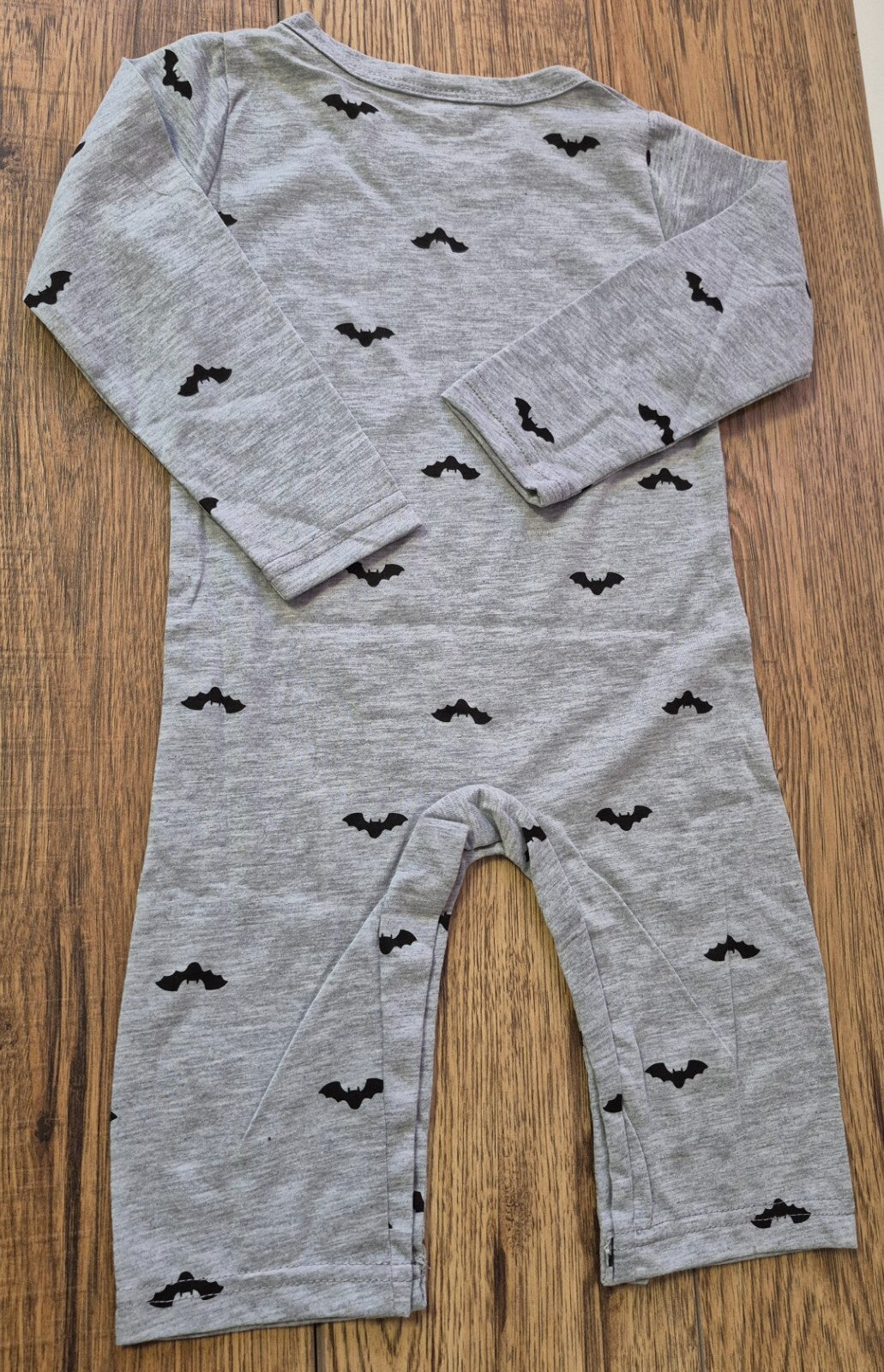 Kids Tales 3-Piece Halloween Costume &amp; Babygrow Grey/Black 80cm NWT