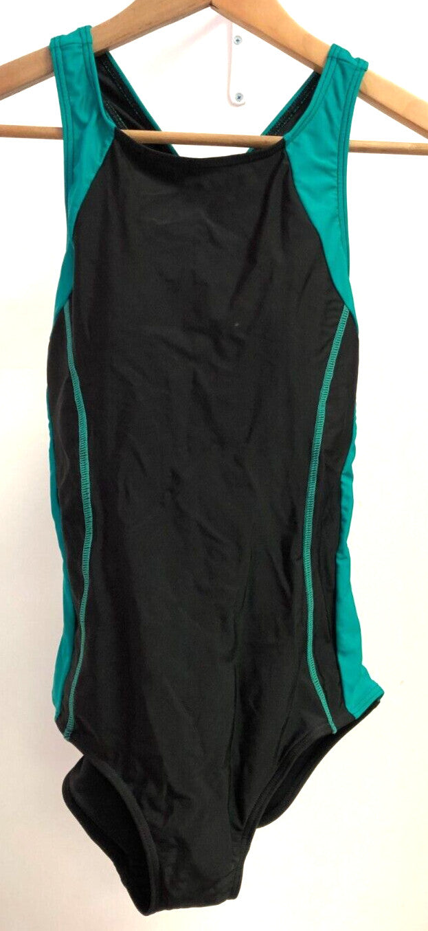 Swimsuit XS Black/Green Non-Wired Padded Racerback by My Charmo BNWT