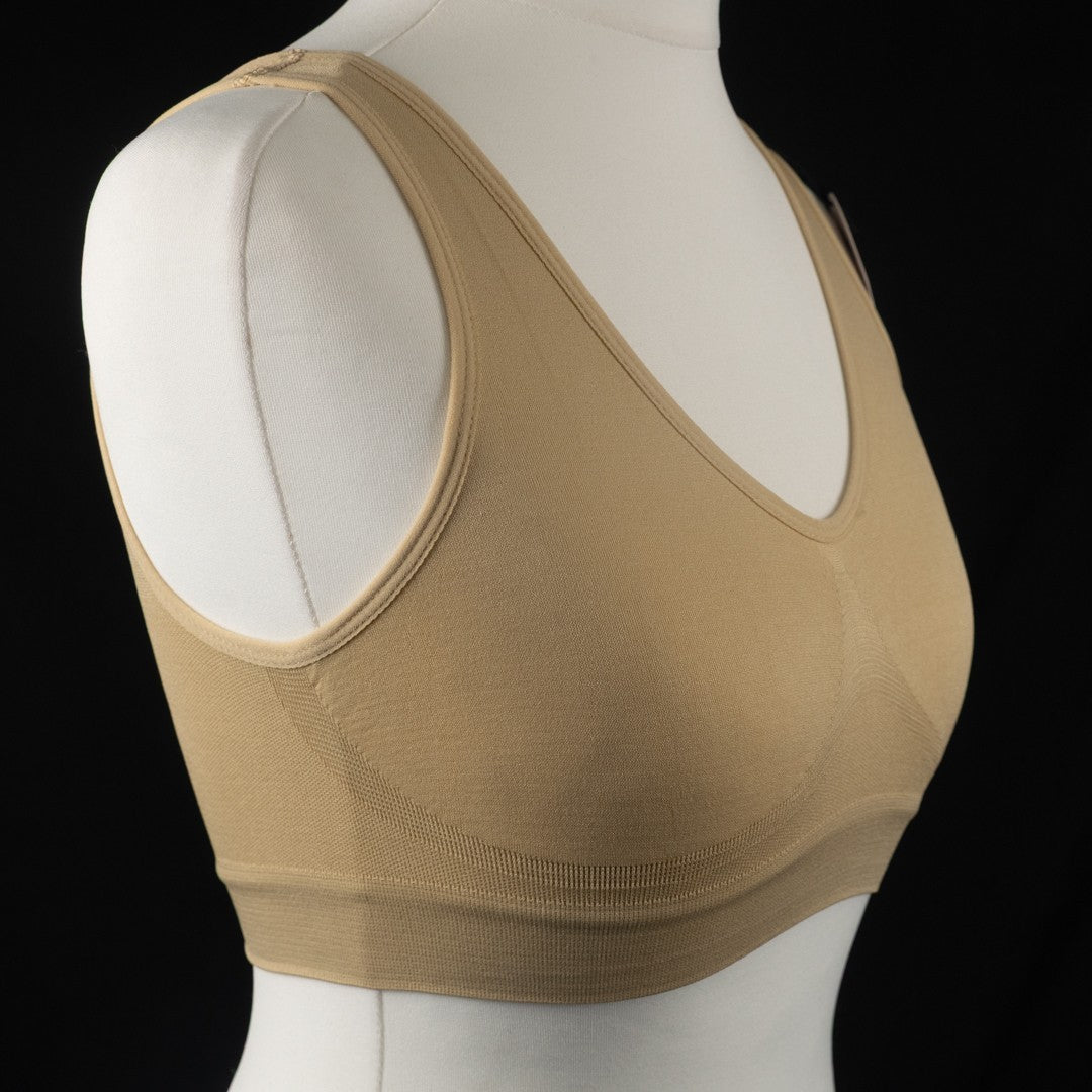 Utopya UK Bralette Medium Nude Non-Wired Non Padded New with Tags