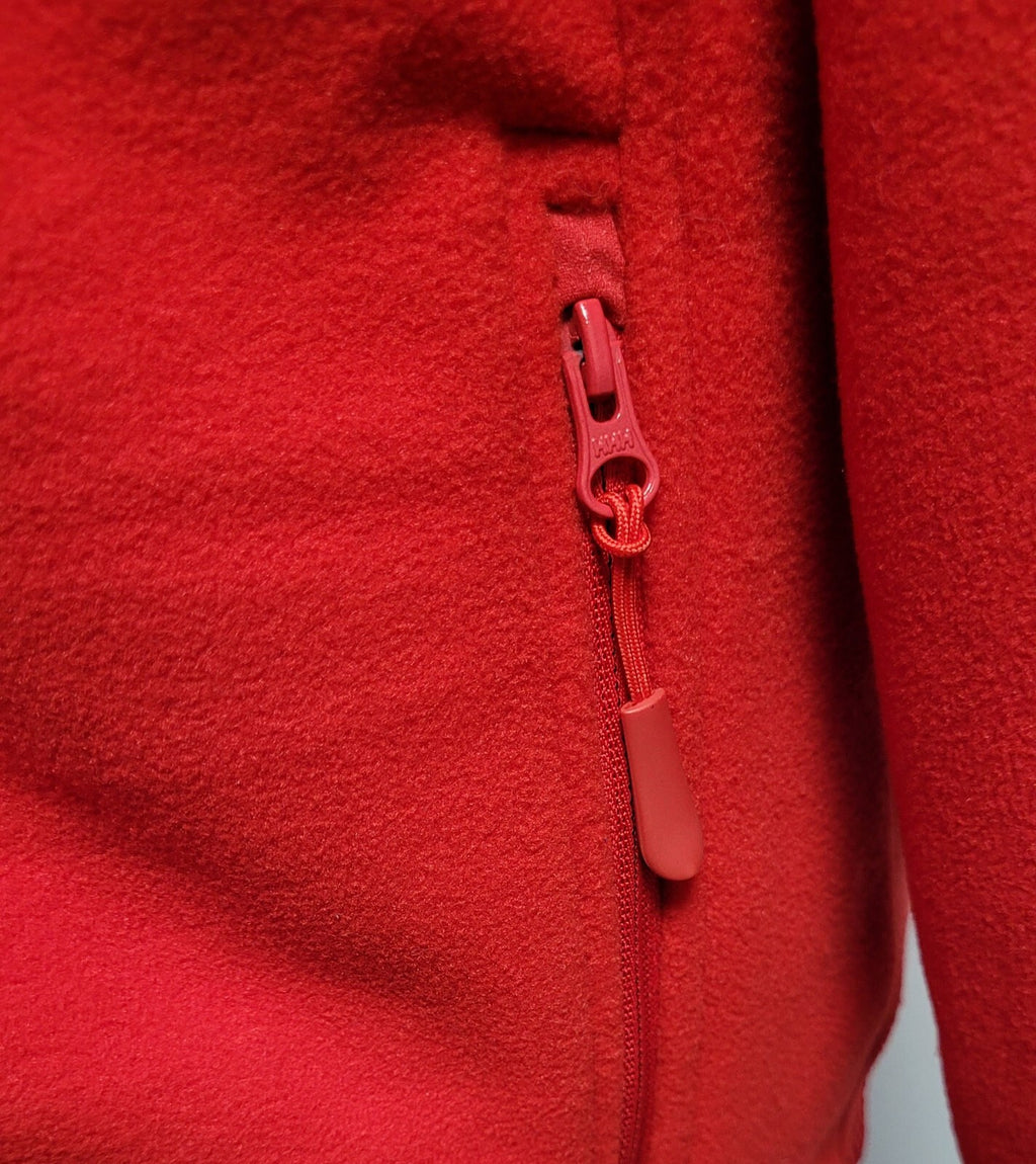 Womens Fleece UK-M Red High Neck Zip Fastening Pockets Ozark Trail Pre-Owned