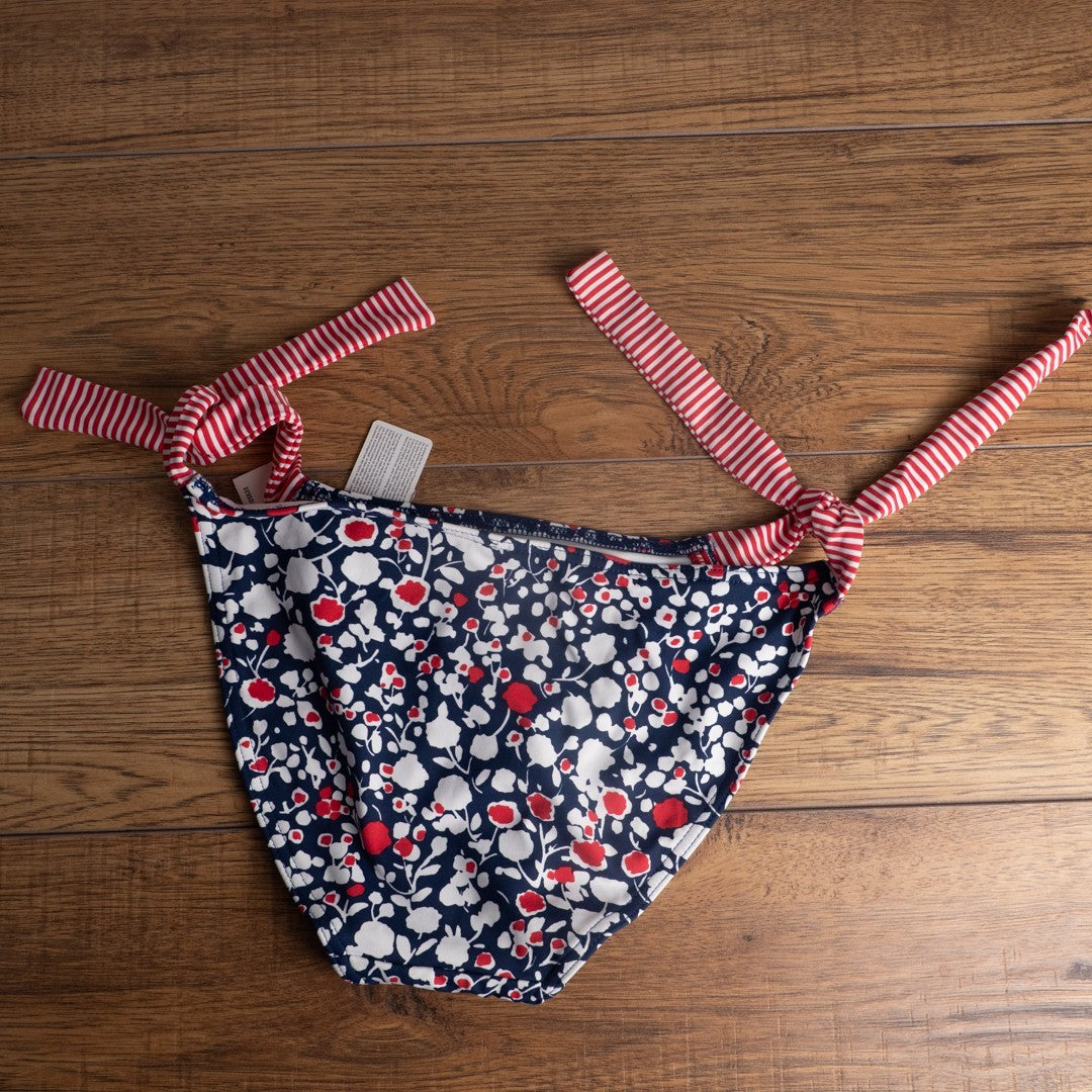 Freya Bikini Bottoms UK Small Red Multi Tie Sides Swing AS3425 New+Tags