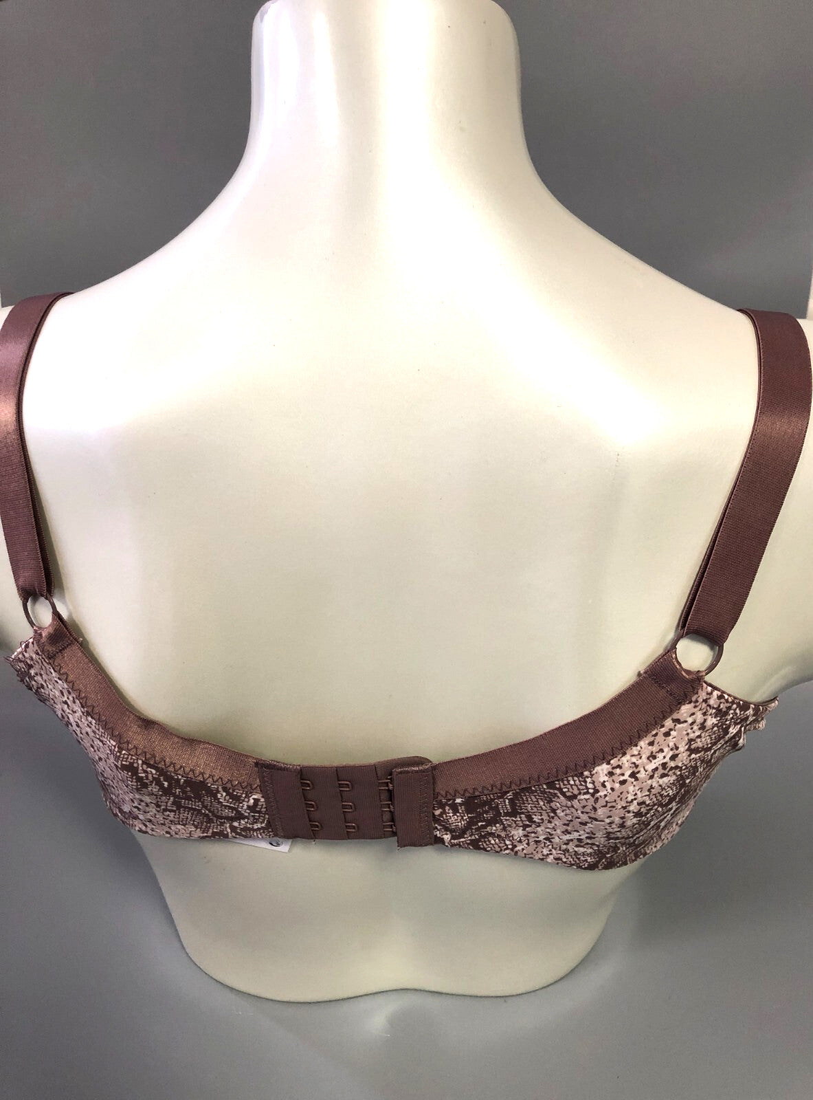 Primark Brown Print Underwired 38F Bra New With Tag