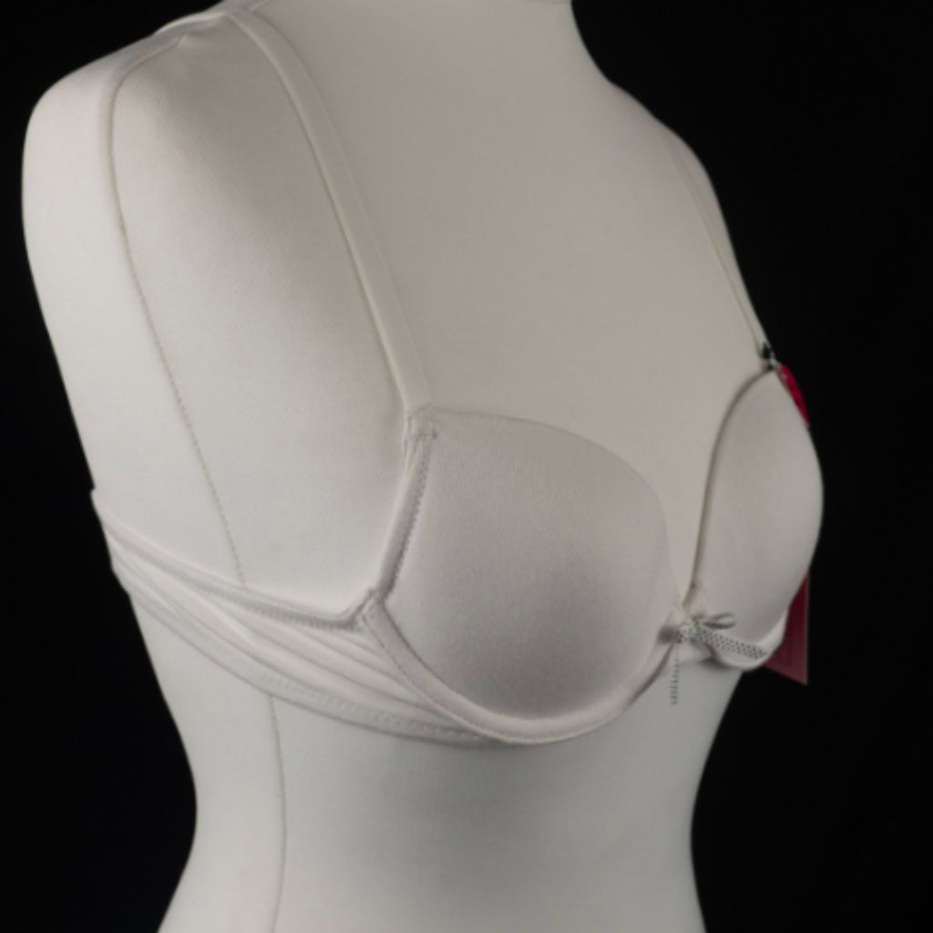 White T-Shirt Underwired 34B Bra by Boobs &amp; Bloomers NWT