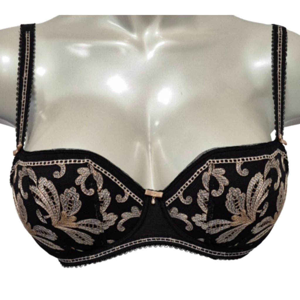 Fantasie 'Sofia' Bra 32D Black &amp; Gold BNWT