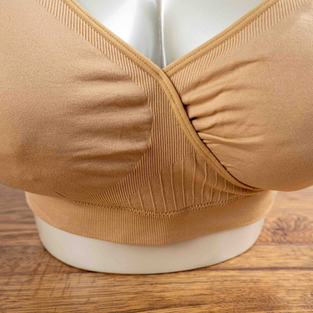 Hofish Beige XL Maternity Bra Padded Non Wired New With Tag