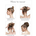 Fun Bun Hair Extension Golden Brown by SARLA BNWT