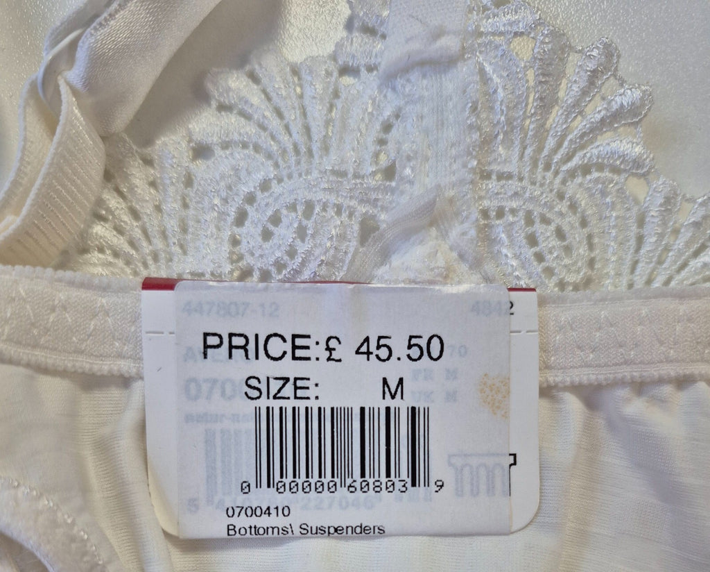 Marie Jo Suspenders Size M Ivory NWT