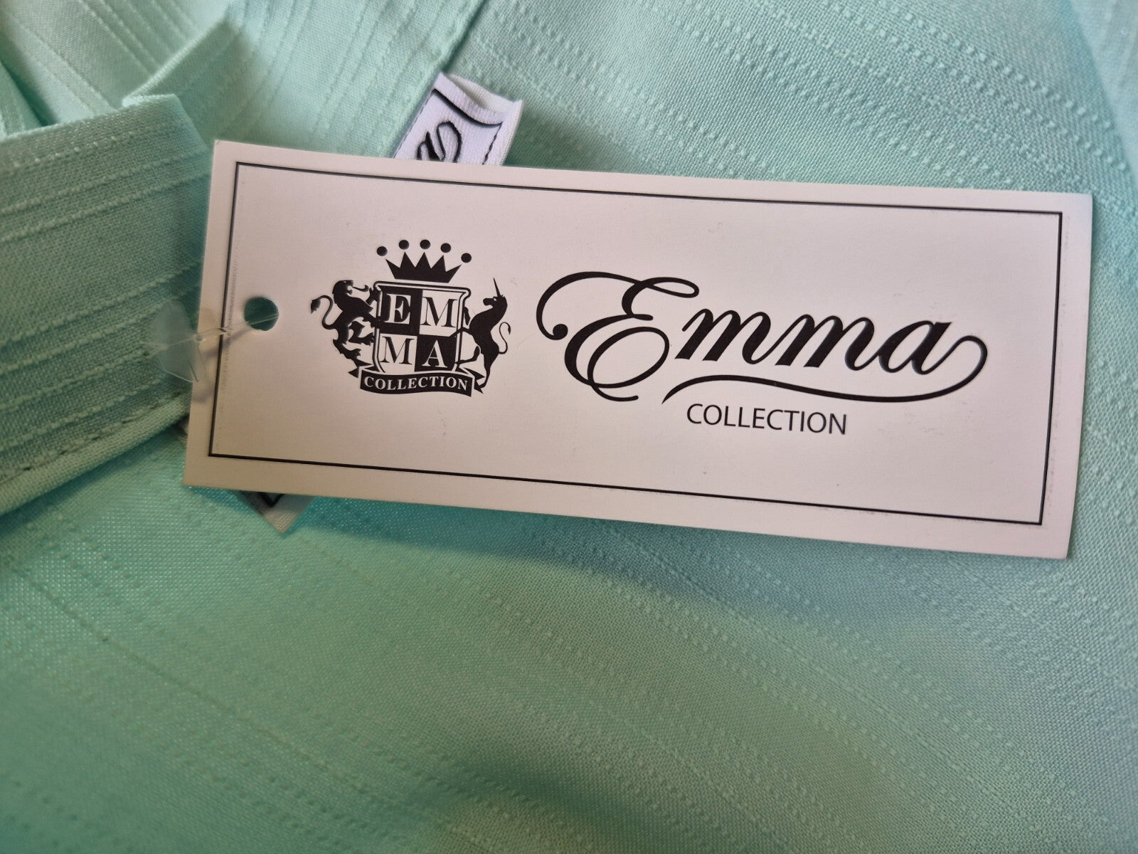 Emma Collection Women's Shirt Pale Green UK 20 NWT