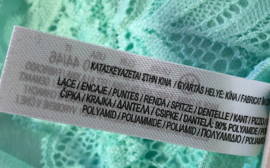 Primark Bra &amp; Brief Set M Mint Green Non Wired Lightly Padded  BNWT