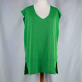 Zara Green Sleeveless Large Top New With Tag RRP £19.99
