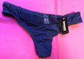 Thong Small Blue Lace Detail 9290 by Bassoni New with Tags