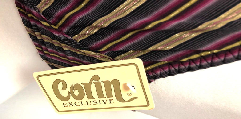 Corin Exclusive Bra 34F Multi Plunge Underwired Non Padded Agate 12982  BNWT