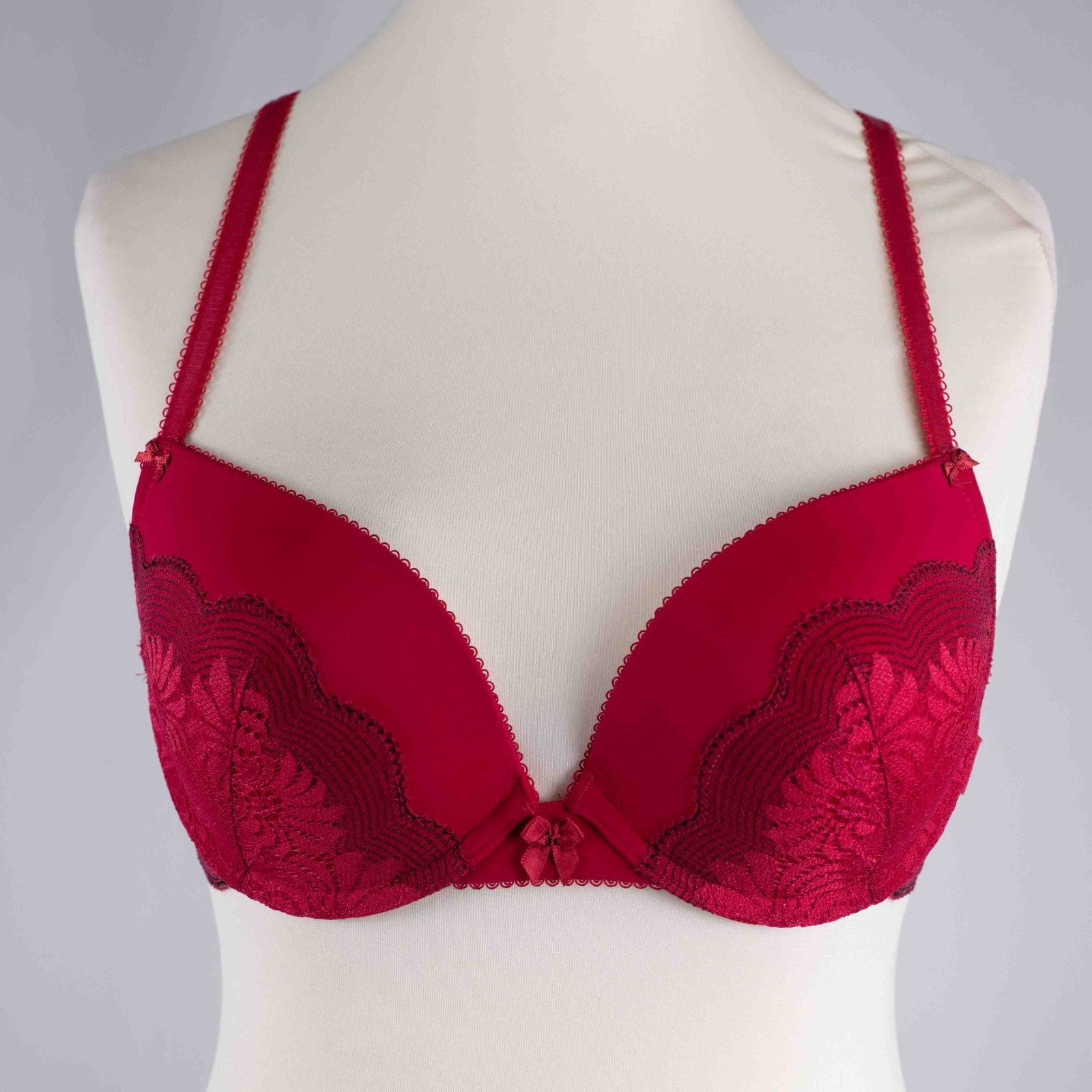 Esprit Red 36B Bra With Multifunctional Straps NWT