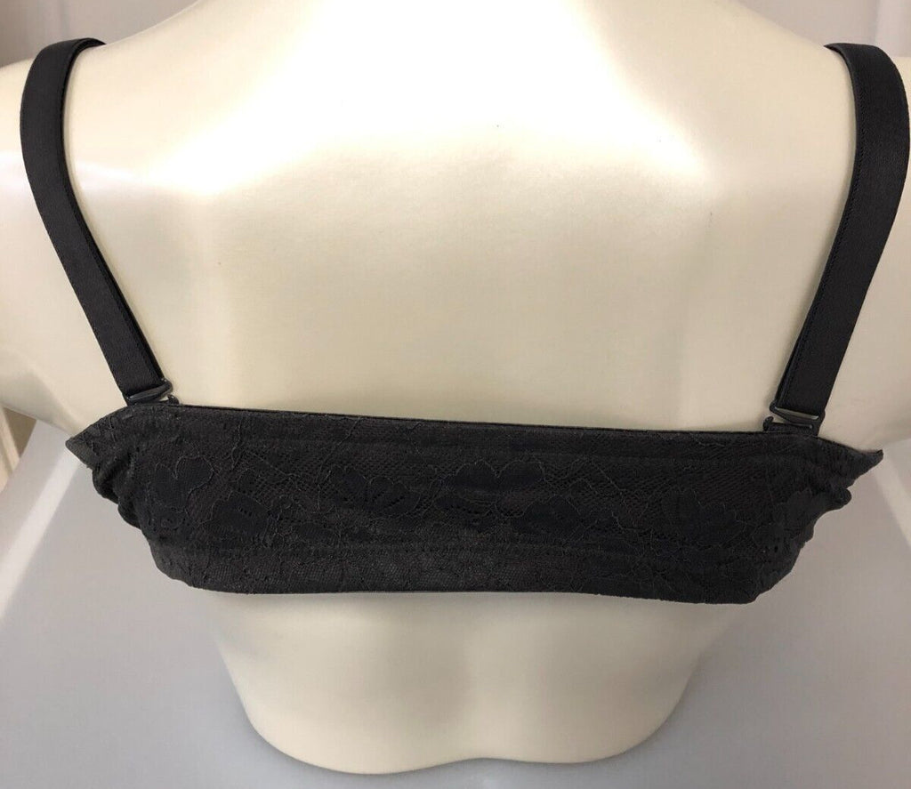 Primark Charcoal Floral Front Fastening Supporting 40D Bra BNWT