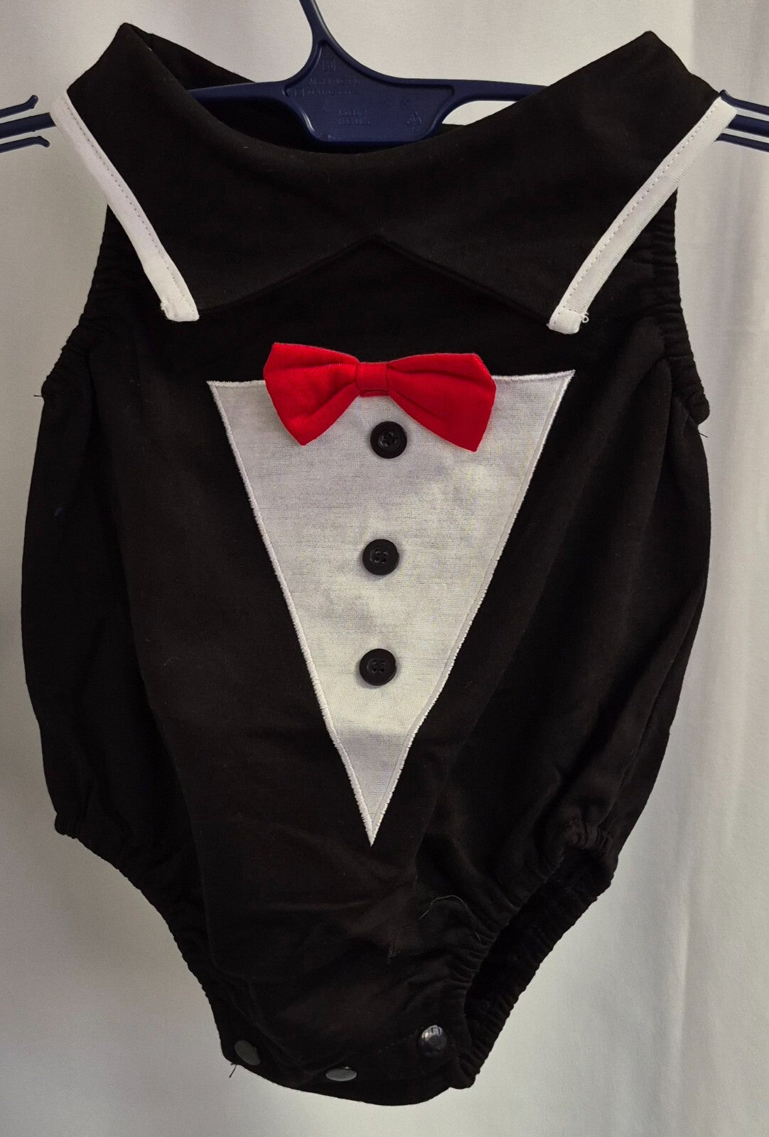 Kids Tales 3-Piece Halloween Costume &amp; Babygrow Grey/Black 80cm NWT