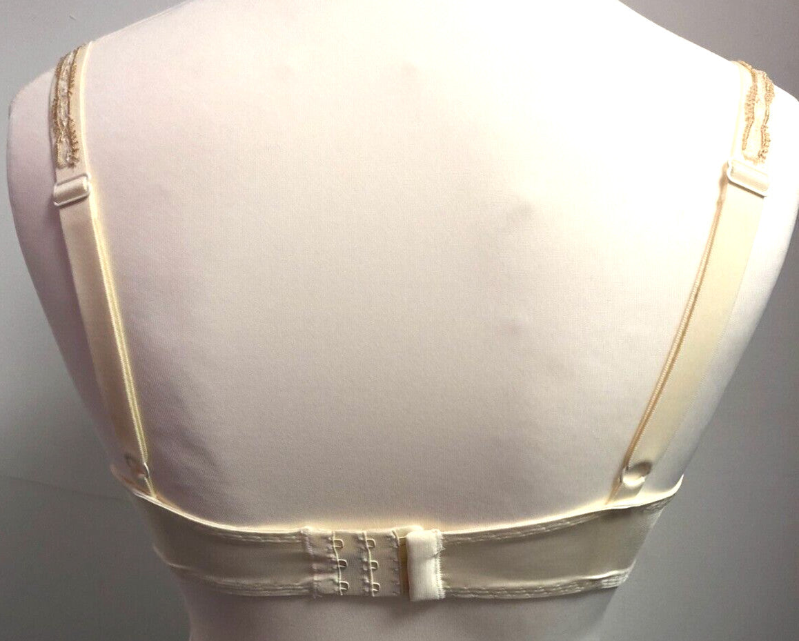 Corin Exclusive Bra 34F Ecru Balconette Underwired Padded  Serpentine 12990 BNWT