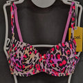 Lepel 'Lilly' Bra Animal Print 30B Underwired Balconette NWT