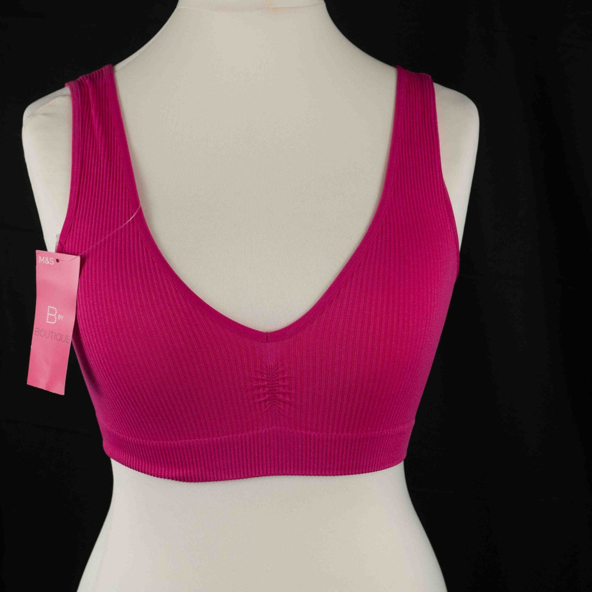 M&amp;S B by Boutique Pink Medium Bralette New With Tag RRP £10