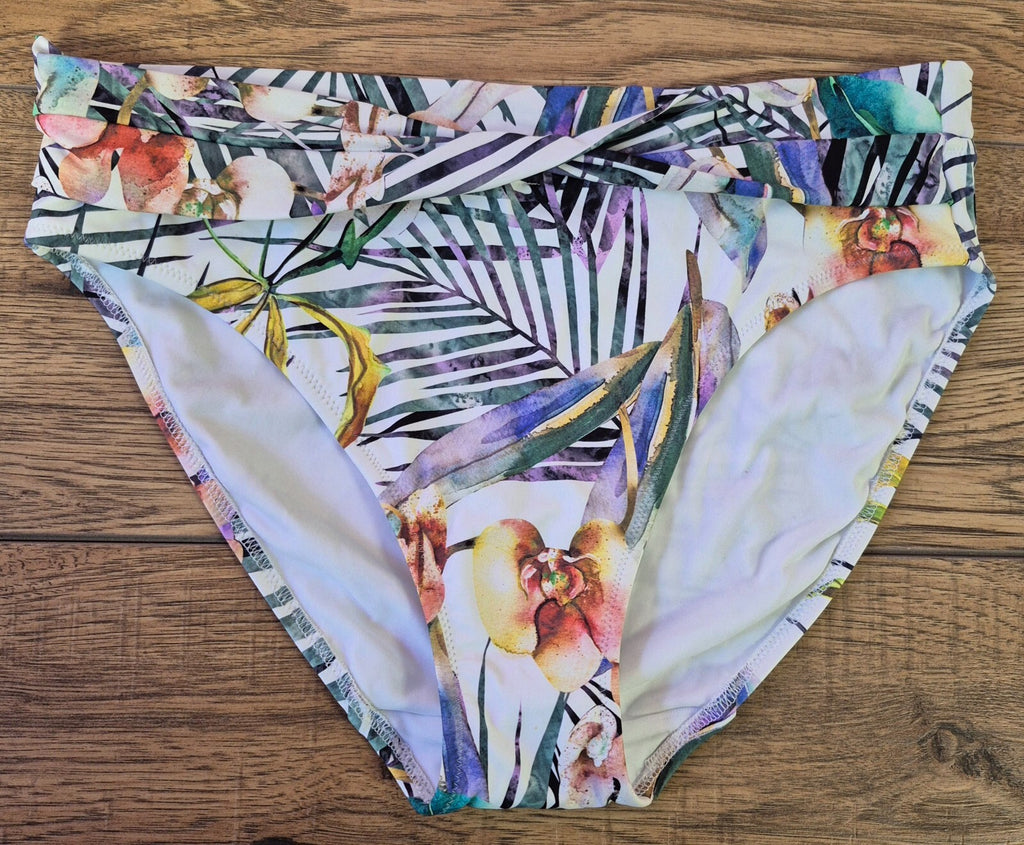 Fantasie 'Playa Blanca' Twist Front Bikini Bottoms Multicoloured Size Small NWT