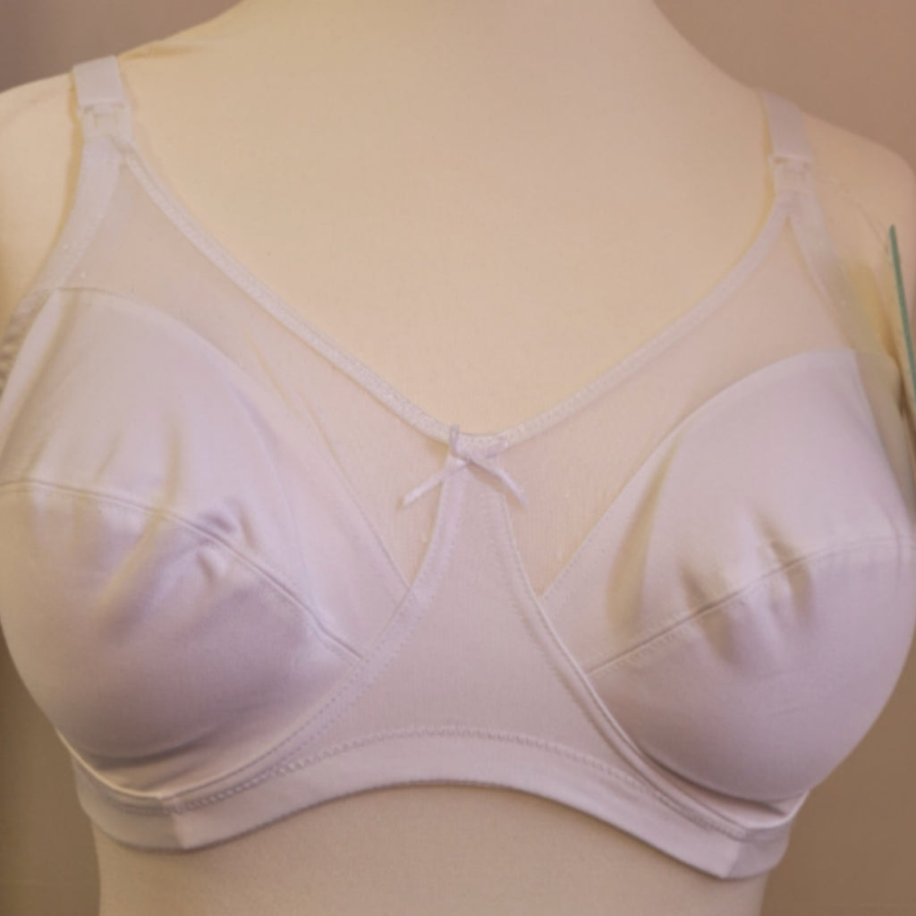 Royce Comfort Nursing Bra White Lottie 980 34C with Drop Cups NWT