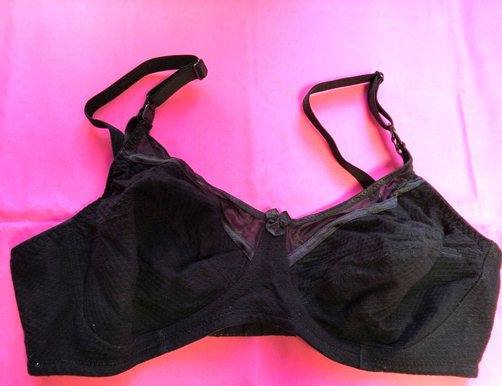 Royce Cherish Nursing Bra 40C Black Drop Cups Cherish 550 Cotton Rich New + Tags