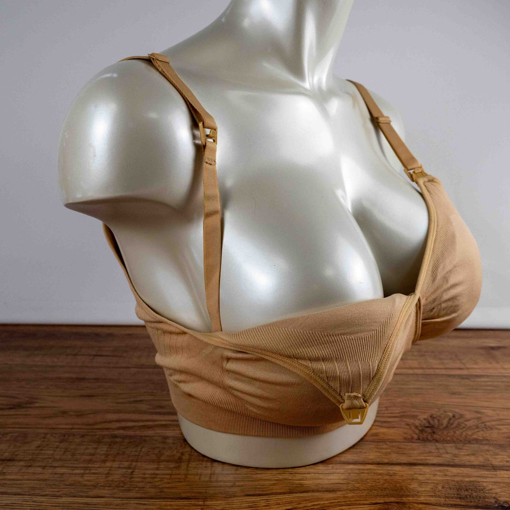 Hofish Beige XL Maternity Bra Padded Non Wired New With Tag