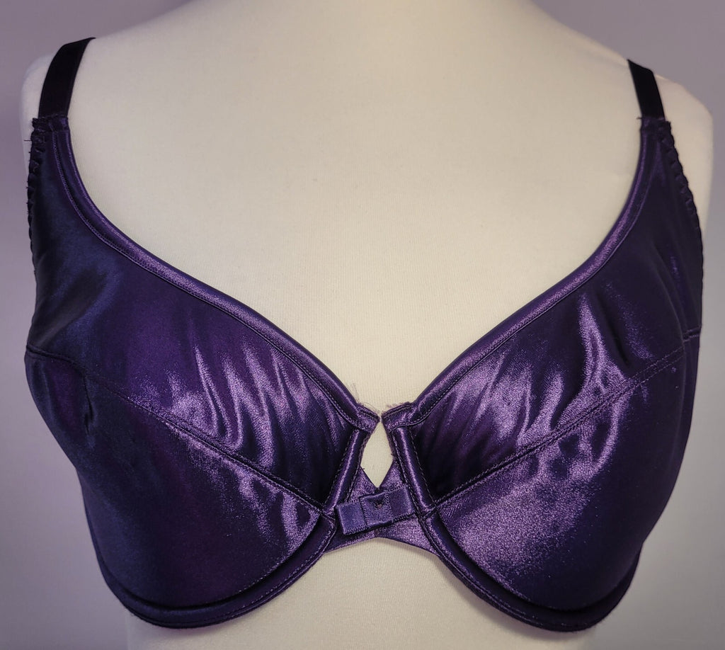 Bra 32DD Purple Padded Balcony  Padded Underwired 9049 by B'ware New with Tags