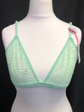 Primark Bralette S Mint Velvet Animal Pattern Non Wired Non Padded BNWT