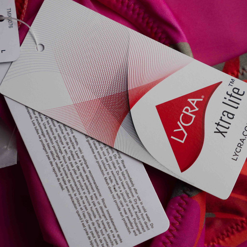 Fantasie pink bikini bottoms vibrant floral pattern, brand new with tags, size small.