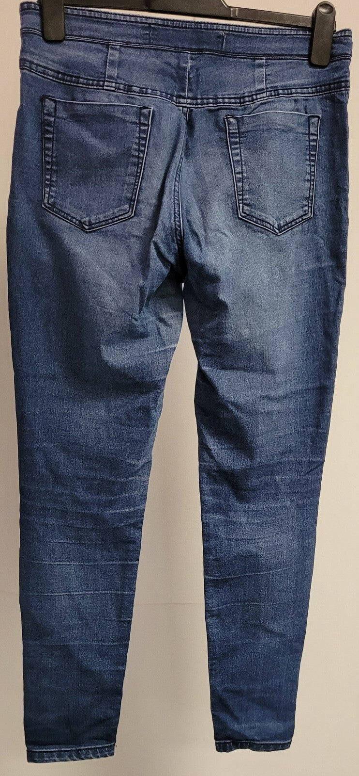 Denim &amp; Co Jeans UK12 Mid Blue Straight Leg Stretch Pre-Owned