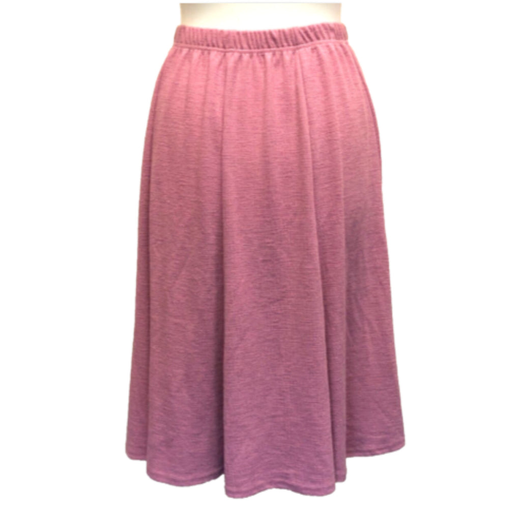 Pink Fit and Flare Skirt L-XL with Elasticated Waist NWT