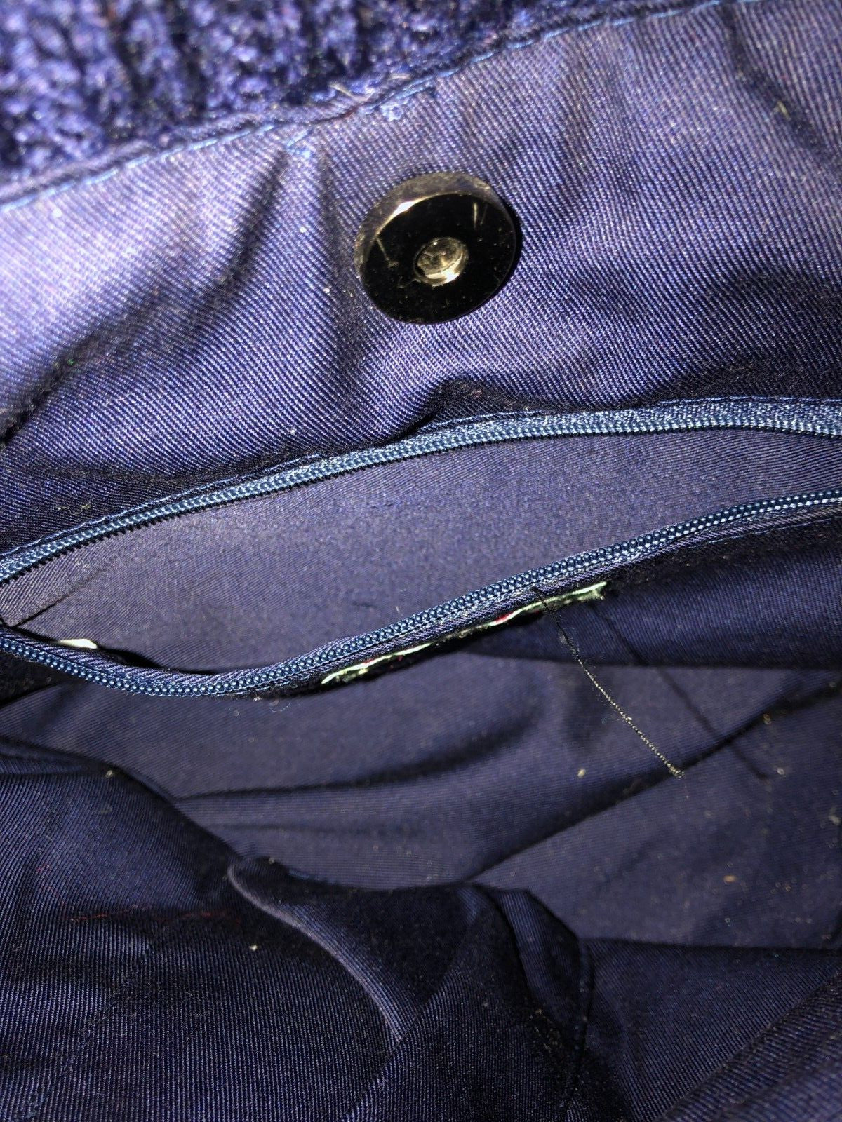 Ollie &amp; Nic Navy and Aqua Handbag Pre-Owned