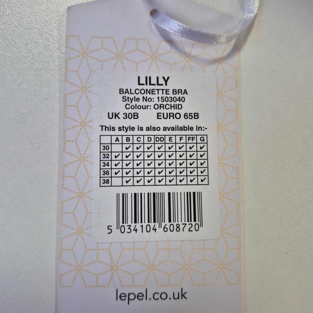 Lepel 'Lilly' Bra Animal Print 30B Underwired Balconette NWT