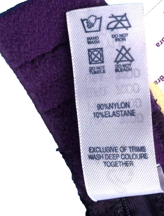 Bra 32DD Purple Padded Balcony  Padded Underwired 9049 by B'ware New with Tags