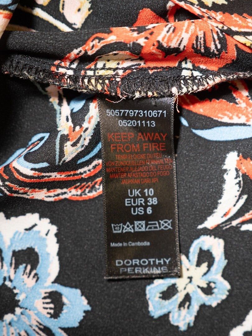 Dorothy Perkins Floral Vest Size 10 | Pre-Owned