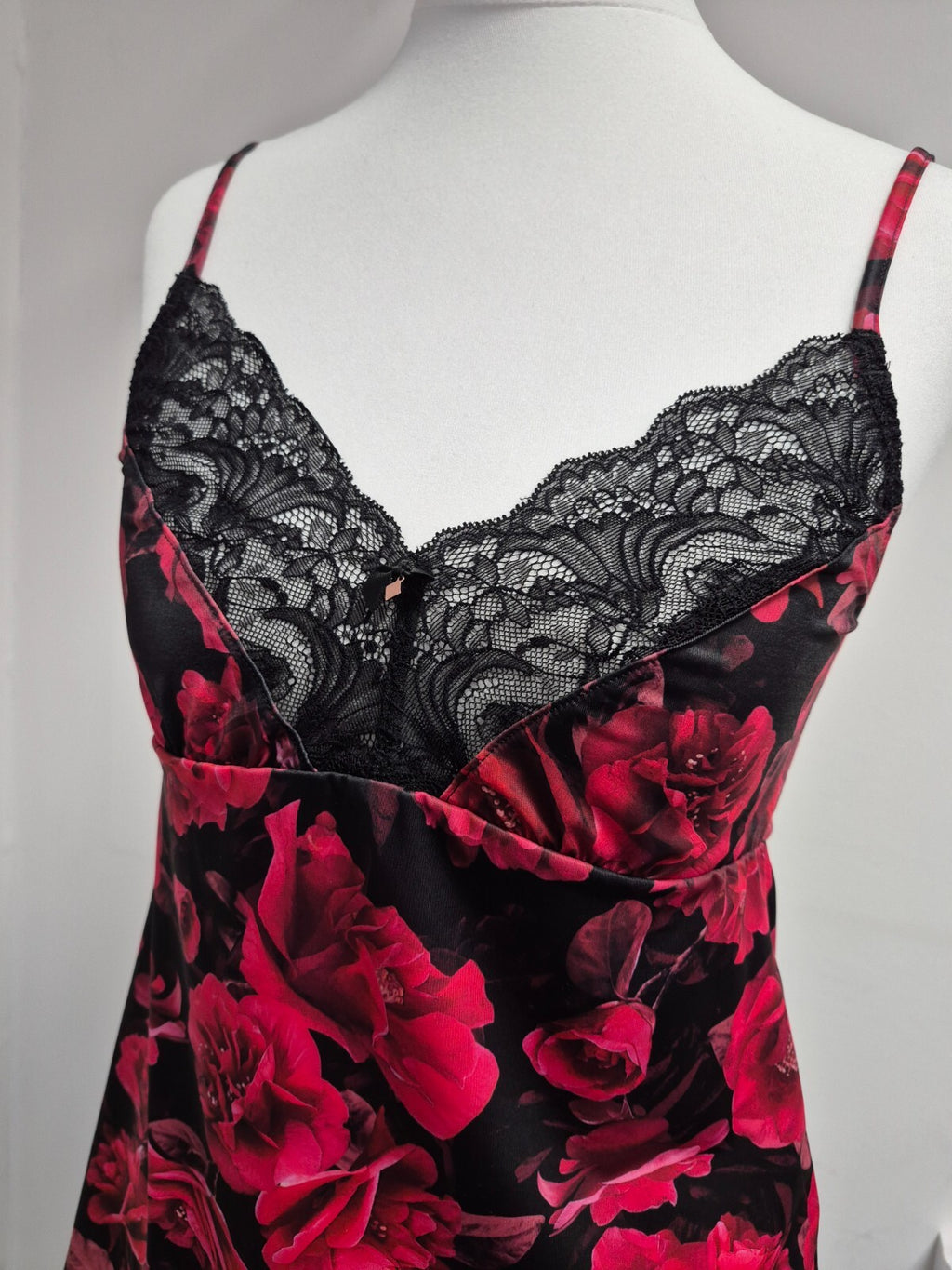 Fantasie 'Lucia' Chemise XS Red &amp; Black NWT