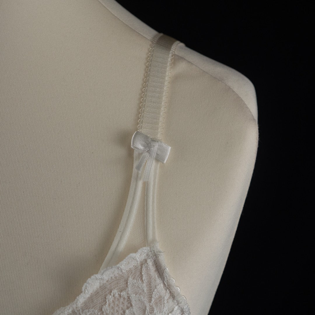 Bra 32D White Eternal Padded PM3807 Balconette Underwired by Pour Moi BNWT
